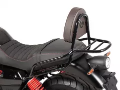 Sissybar con portapacchi nero/marrone per Moto Guzzi V7 Stone Special edition (850ccm) (2022-)