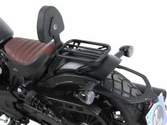 Solorack con schienale - nero per Indian Scout Bobber del 2017