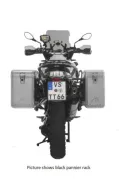 Sistema di valigie ZEGA Mundo per BMW R1250GS/ R1250GS Adventure/ R1200GS dal 2013/ R1200GS Adventure dal 2014 volume 31/38, colore portapacchi nero, colore alluminio naturale