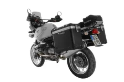 Sistema di valigie ZEGA Pro &quot;And-Black&quot; 38/45 litri con supporto in acciaio inox per BMW R1150GS/ R1150GS Adventure/ R1100GS/ R850GS