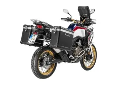 Sistema di valigie ZEGA Pro per Honda CRF1000L Africa Twin (2018-) / CRF1000L Adventure Sports volume 38/45, colore portavaligie nero, colore E-S