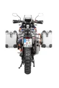 Sistema di valigie ZEGA Pro per KTM 1290 Super Adventure S/R dal 2021, volume 31/38, colore portapacchi nero, colore alluminio naturale