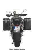 Sistema di valigie ZEGA Pro &quot;And-Black&quot; 31/31 litri con supporto in acciaio inox nero per Yamaha MT-09 Tracer (2015-2017)