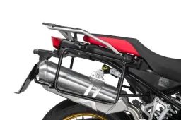 Portapacchi in acciaio inox, nero per BMW F900GS Adventure, F850GS/ Adventure, F800GS(2024-), F750GS