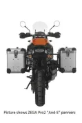 Sistema di valigie ZEGA Pro per KTM 1050 Adventure/ 1090 Adventure/ 1290 Super Adventure/1190 Adventure/ 1190 Adventure R volume 38/45, colore portavaligie nero, colore And-Black