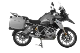 Sistema di valigie ZEGA Pro per BMW R1250GS/ R1250GS Adventure/ R1200GS dal 2013/ R1200GS Adventure dal 2014 volume 38/45, colore portapacchi silver, colore And-Black