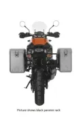 Sistema di valigie ZEGA Mundo per KTM 1050 Adventure/ 1090 Adventure/ 1290 Super Adventure/1190 Adventure/ 1190 Adventure R volume 31/38, portapacchi colore argento, colore alluminio naturale