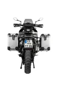 Sistema di valigie ZEGA Pro per Husqvarna Norden 901, KTM 890 Adventure/ 890 Adventure R/ 790 Adventure / 790 Adventure R volume 31/38, colore portapacchi nero, colore E-S