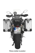 Sistema di valigie ZEGA Pro &quot;E-S&quot; 31/31 litri con supporto in acciaio inossidabile nero per Yamaha MT-09 Tracer (2015-2017)