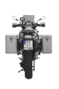 Sistema di valigie ZEGA Mundo per BMW R1250GS/ R1250GS Adventure/ R1200GS dal 2013/ R1200GS Adventure dal 2014 volume 31/38, colore portapacchi argento, colore alluminio naturale