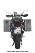 Sistema di valigie ZEGA Mundo per Yamaha MT-09 Tracer (2015-2017) volume 31/31, colore portavaligie argento, colore alluminio naturale