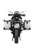 Sistema di valigie ZEGA Pro per Husqvarna Norden 901, KTM 890 Adventure/ 890 Adventure R/ 790 Adventure / 790 Adventure R volume 38/45, colore portapacchi nero, colore E-S