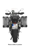 Sistema di valigie ZEGA Pro 31/31 litri con supporto in acciaio inox nero per Yamaha MT-09 Tracer (2015-2017)