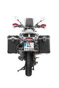 Sistema speciale ZEGA Evo X per BMW R1200GS fino al 2012/ BMW R1200GS Adventure fino al 2013, volume 45/45, colore portavaligie silver, colore E-Nero