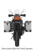 Sistema di valigie ZEGA Pro per KTM 1050 Adventure/ 1090 Adventure/ 1290 Super Adventure/1190 Adventure/ 1190 Adventure R volume 31/38, colore portavaligie nero, colore And-Black