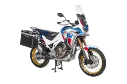 Sistema di valigie ZEGA Pro per Honda CRF1100L Africa Twin (2022-) / Adventure Sports volume 38/45, colore portapacchi nero, colore alluminio naturale