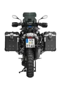 Sistema di valigie ZEGA Evo per BMW R1250GS/ R1250GS Adventure/ R1200GS (LC)/ R1200GS Adventure (LC) volume 38/45, colore portavaligie silver, colore And-Black