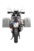 Sistema valigie ZEGA Mundo per KTM 1290 Super Adventure S/R dal 2021, volume 31/38, colore portapacchi nero, colore alluminio naturale