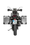 Sistema di valigie ZEGA Pro per Yamaha Tenere 700 / World Raid volume 38/45, colore portavaligie silver, colore E-Nero