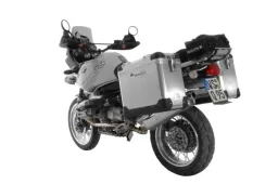 Sistema di valigie ZEGA Pro 38/45 litri con supporto in acciaio inox per BMW R1150GS/ R1150GS Adventure/ R1100GS/ R850GS