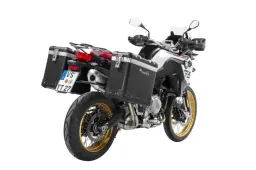 Sistema di valigie ZEGA Pro per F900GS Adventure, F850GS/Adventure, F800GS (2024-), F750GS volume 31/38, colore portavaligie argento, colore alluminio naturale