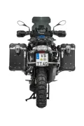 Sistema di valigie ZEGA Evo per BMW R1250GS/ R1250GS Adventure/ R1200GS (LC)/ R1200GS Adventure (LC) volume 38/45, colore portavaligie nero, colore And-Black